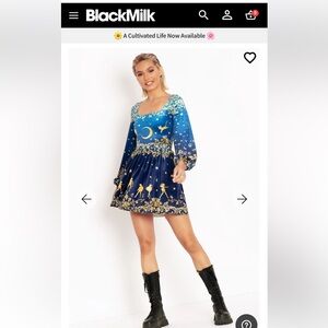 Sailor moon print velvet mini dress from Blackmilk